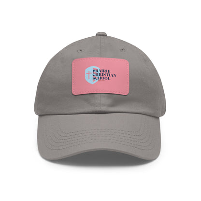 Dad Hat with Leather Patch (Rectangle)
